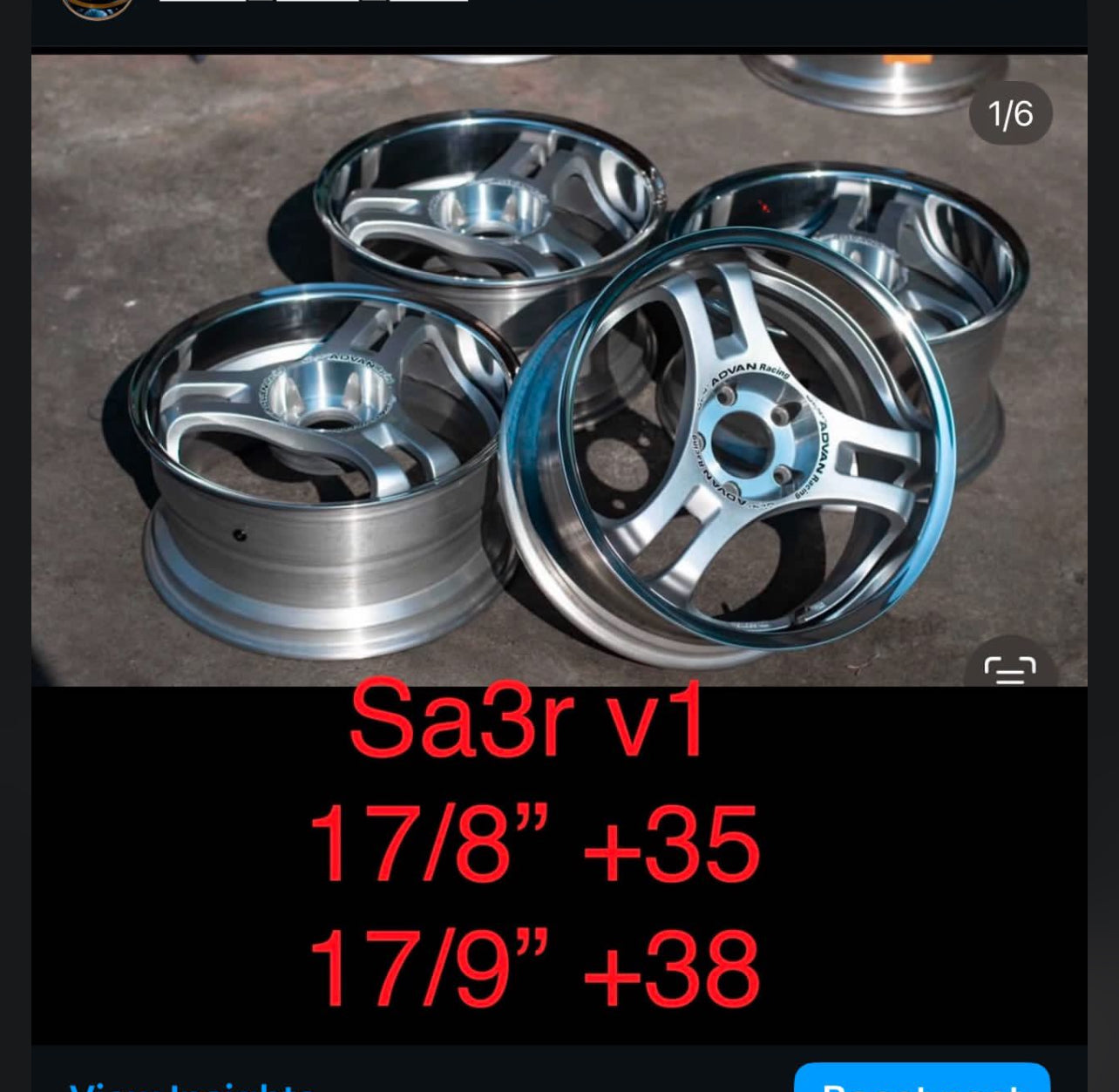 Super Advan v1. 17” set. 5x114.3