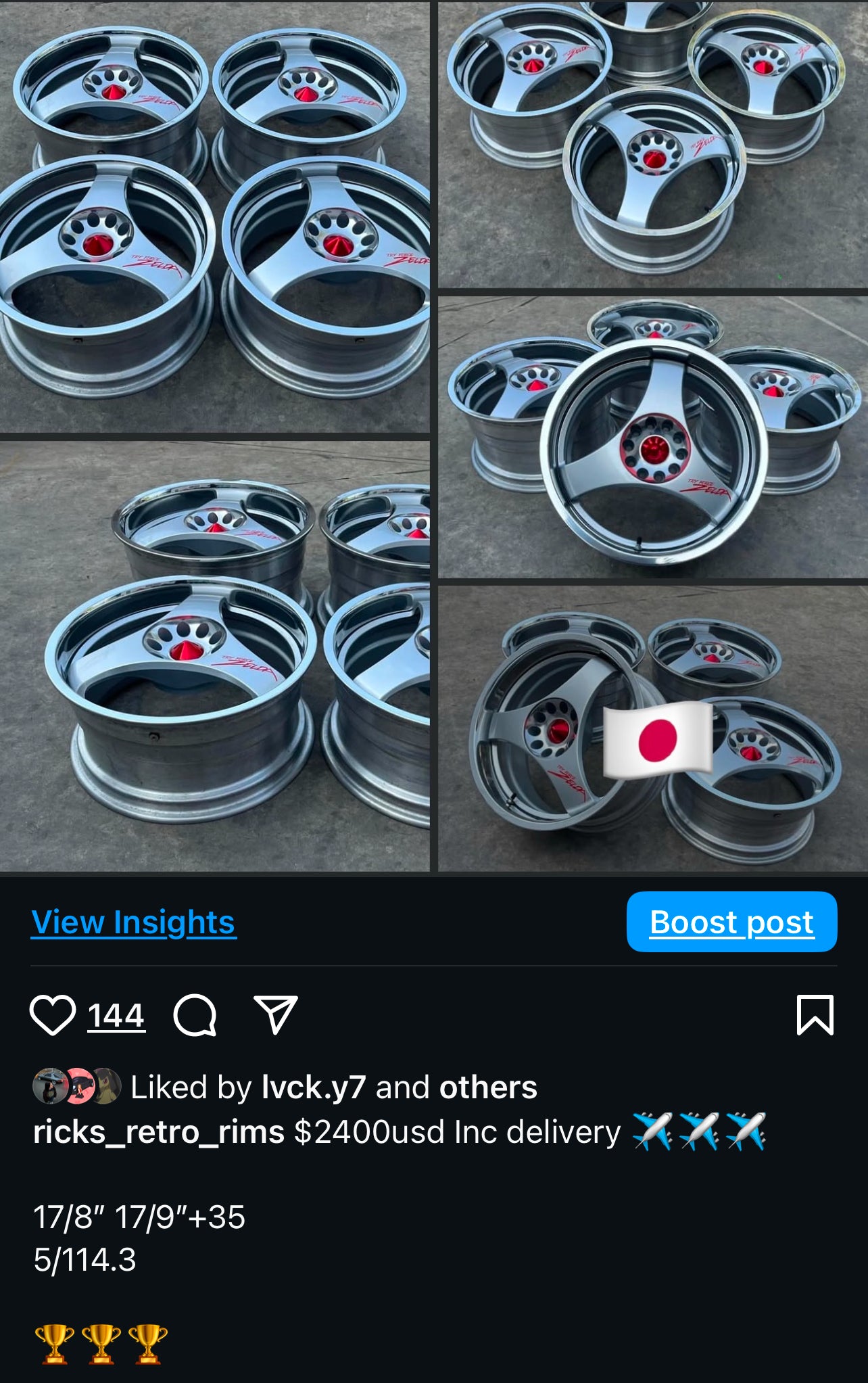 17” Zelda set. 5/114.3