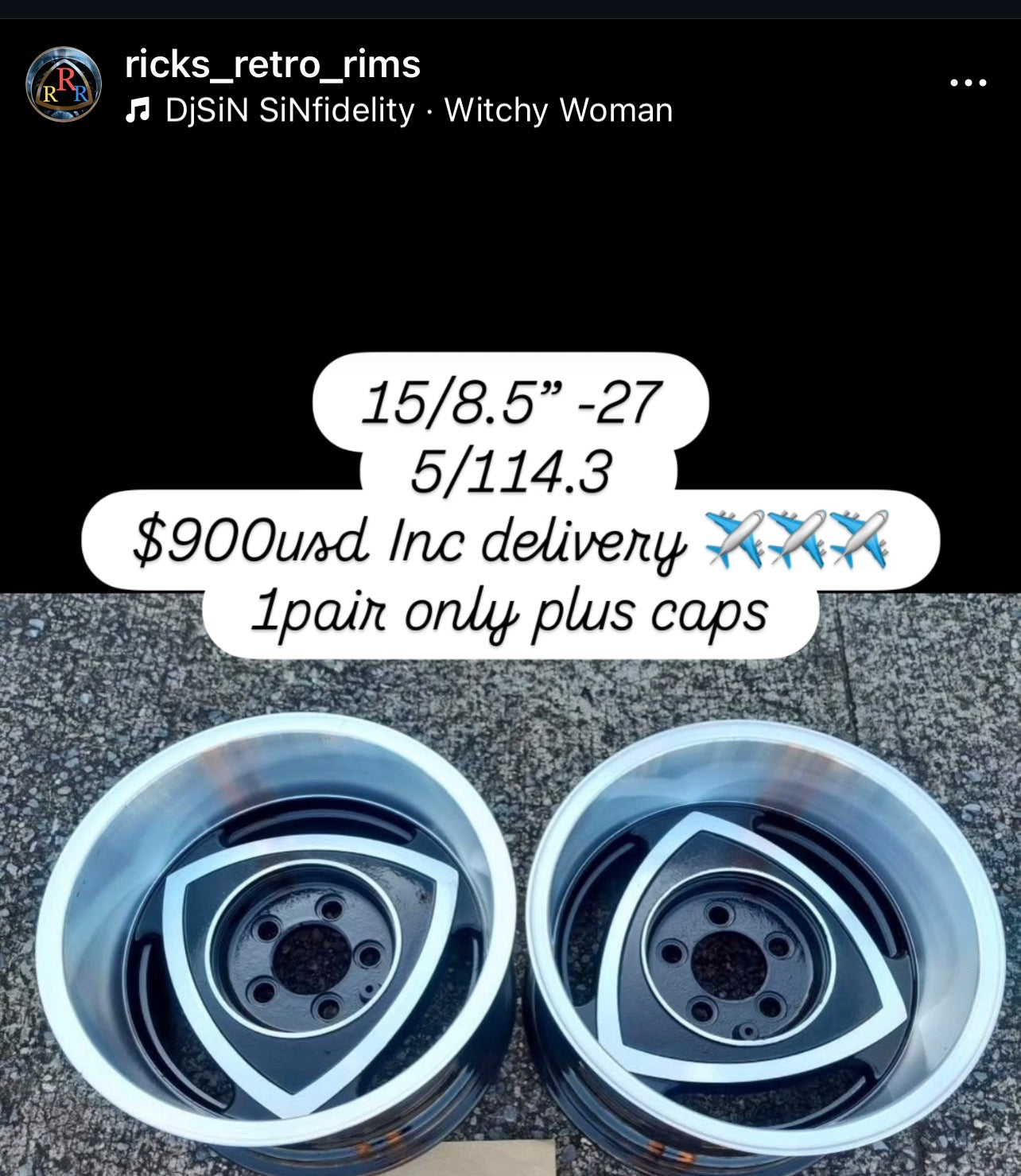 Rotor Rims. 1x pair. 15” 5/114.3 PCD