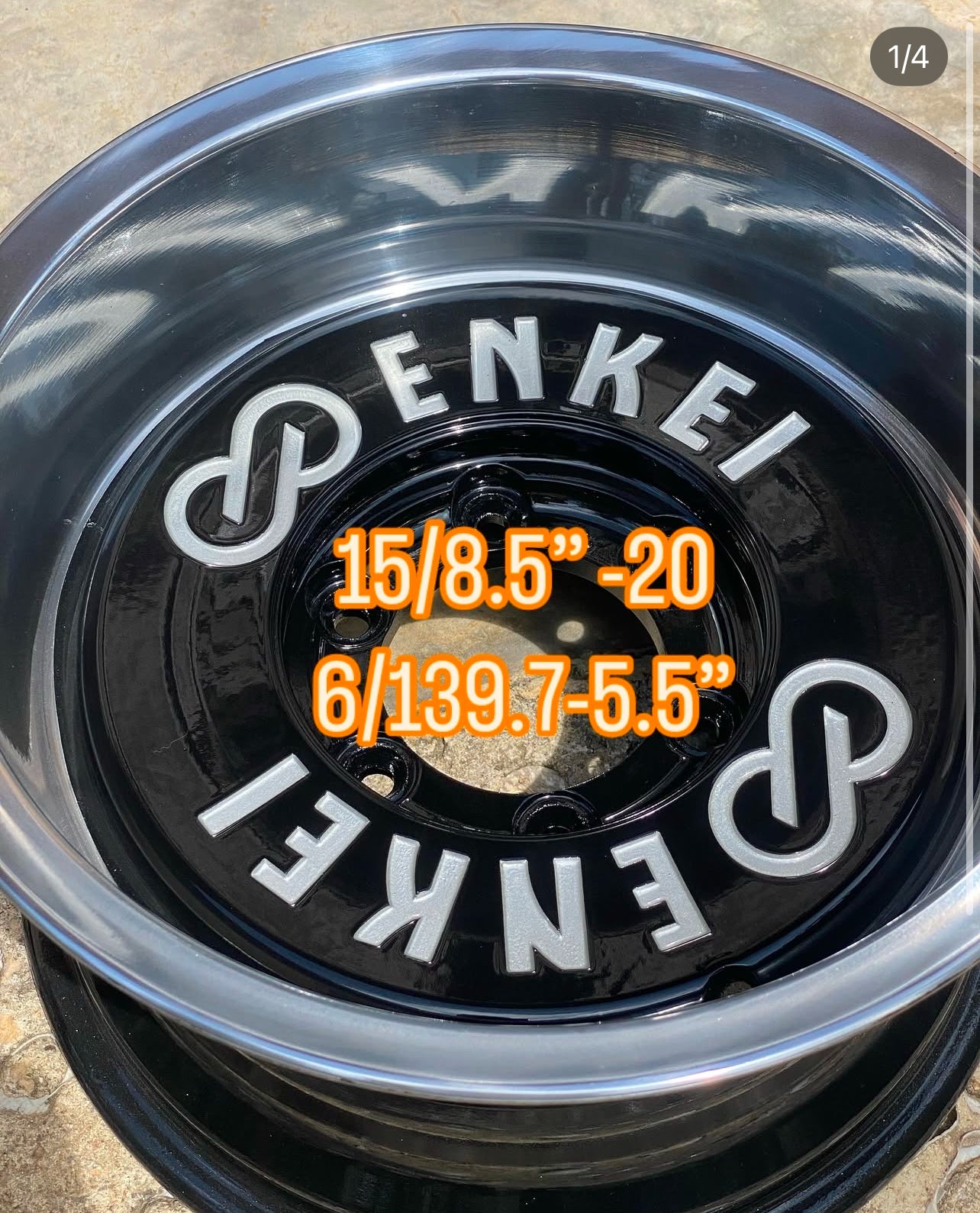 Enkei Logo 15” set. 6/139.7