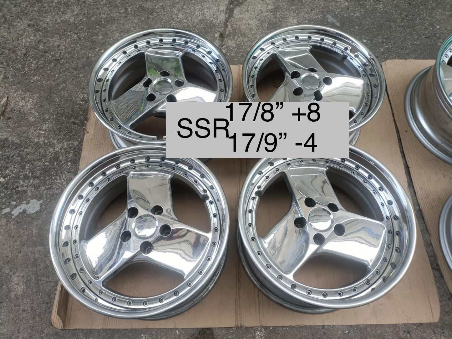 SSR delta, 17” set. 5/114.3