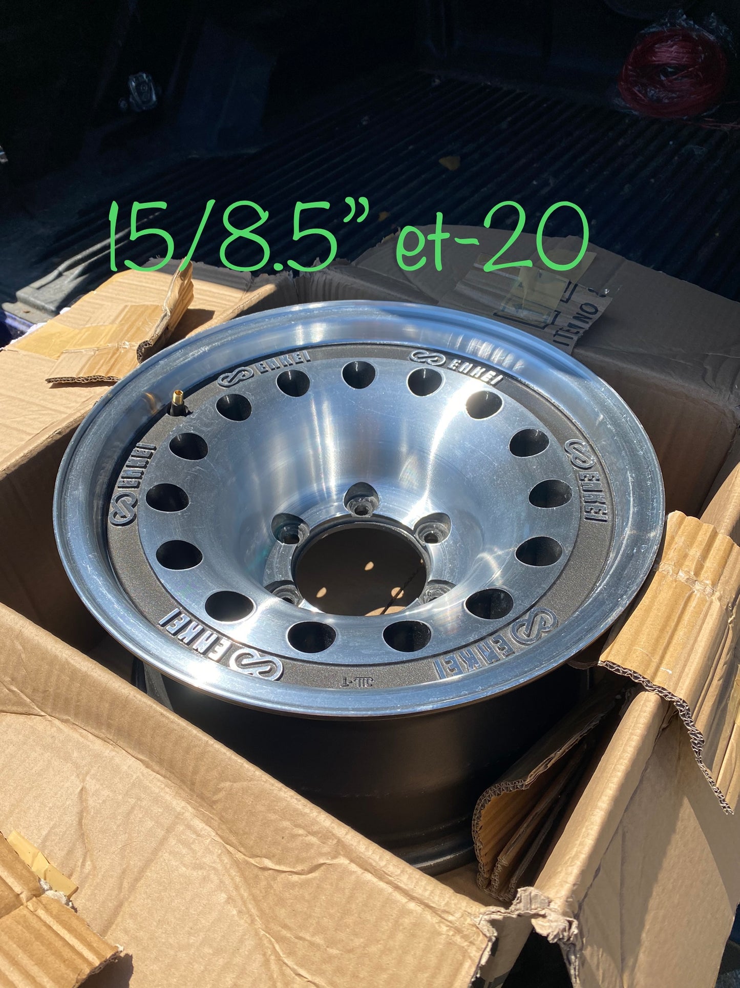 Enkei water drop 15" set. 6x139.7