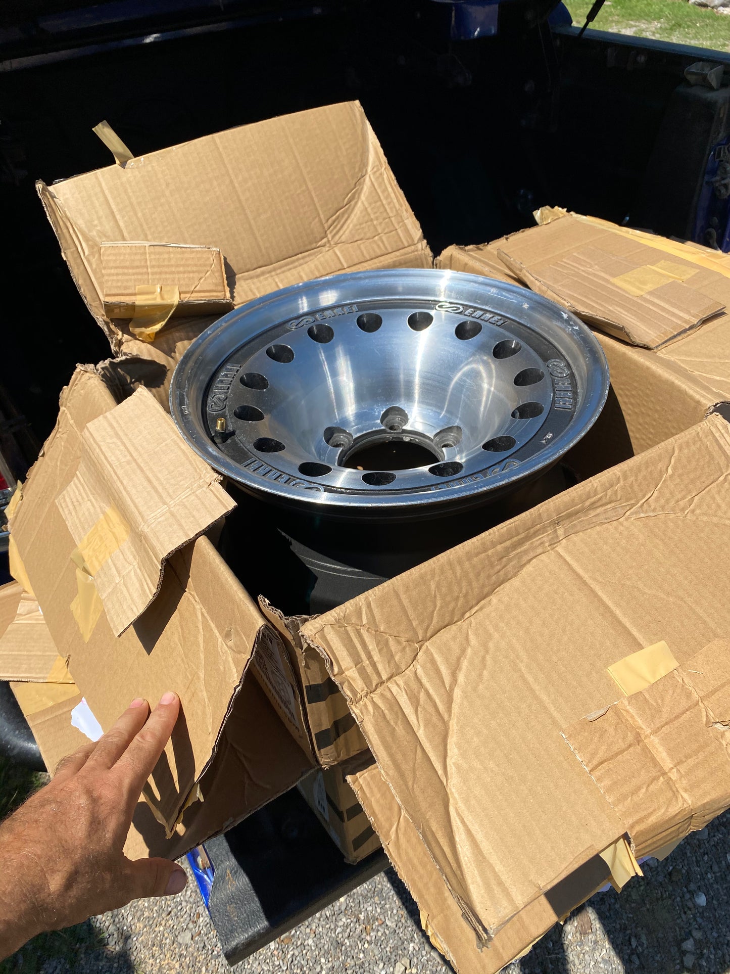 Enkei water drop 15" set. 6x139.7