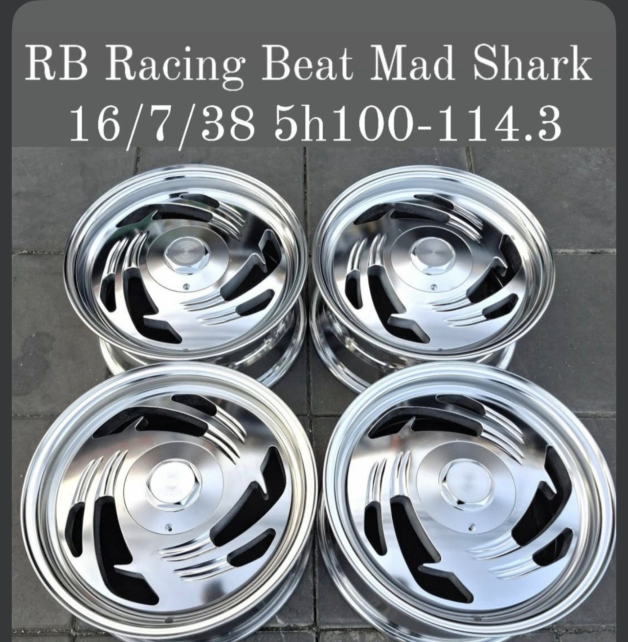 Racing Beat mad shark 16” set.