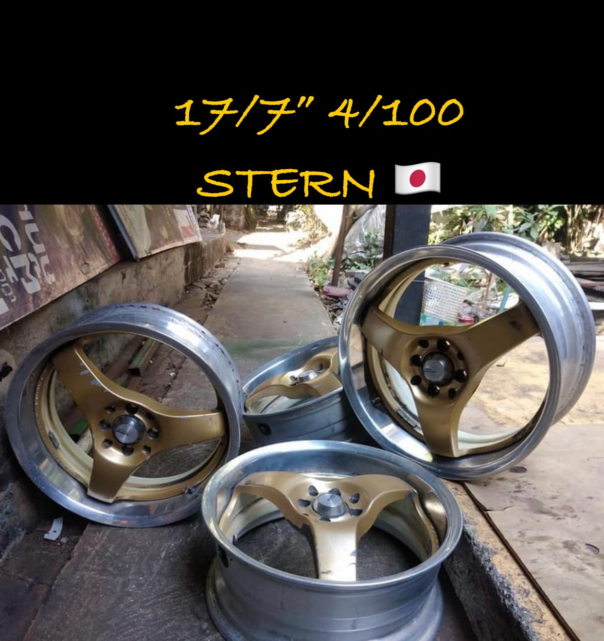 Stern 17” set. 4x100 4/114.3