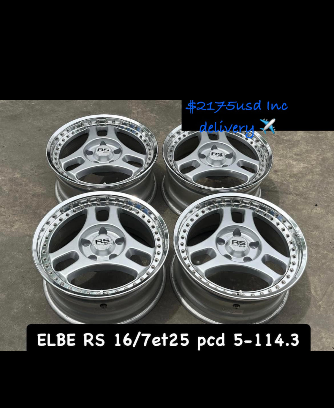 ALBE 16” rims set. 5/114.3