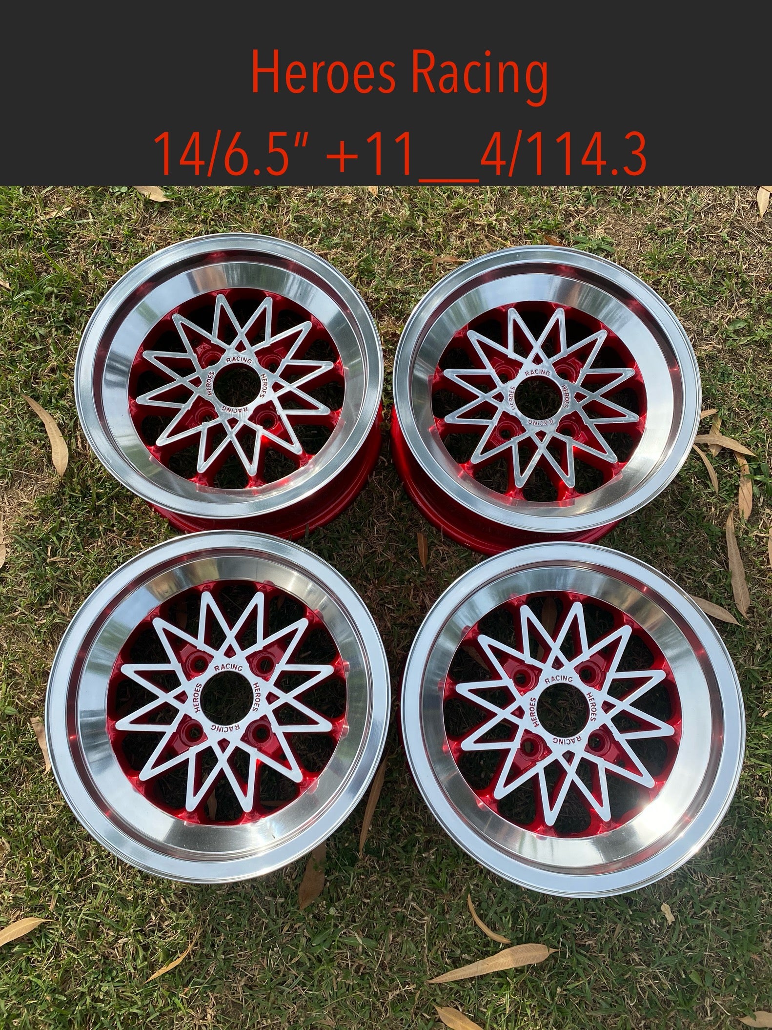 Heroes Racing 14” set – Ricks Retro Rims