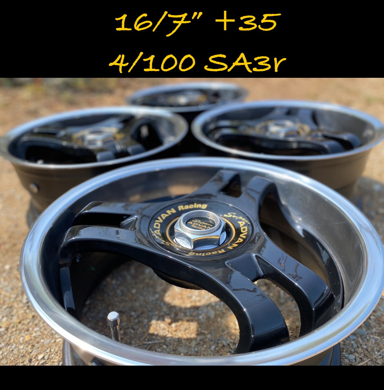 Super advan Sa3r 16” set. 4x100