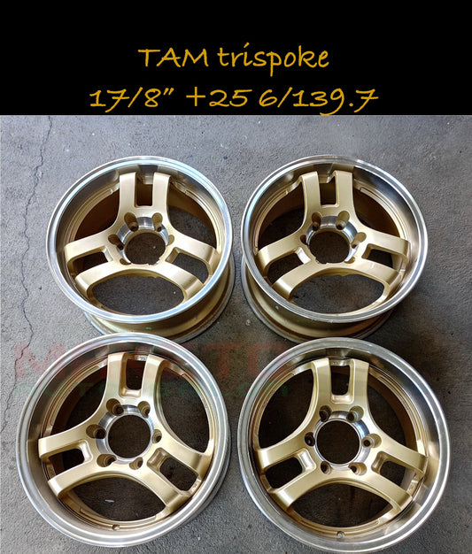 TAM tri spoke 17” 6/139.7