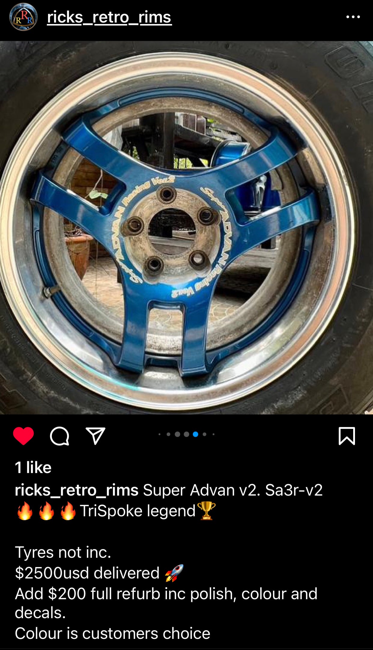 Super Advan v2 17/8.5” +27 5/114.3