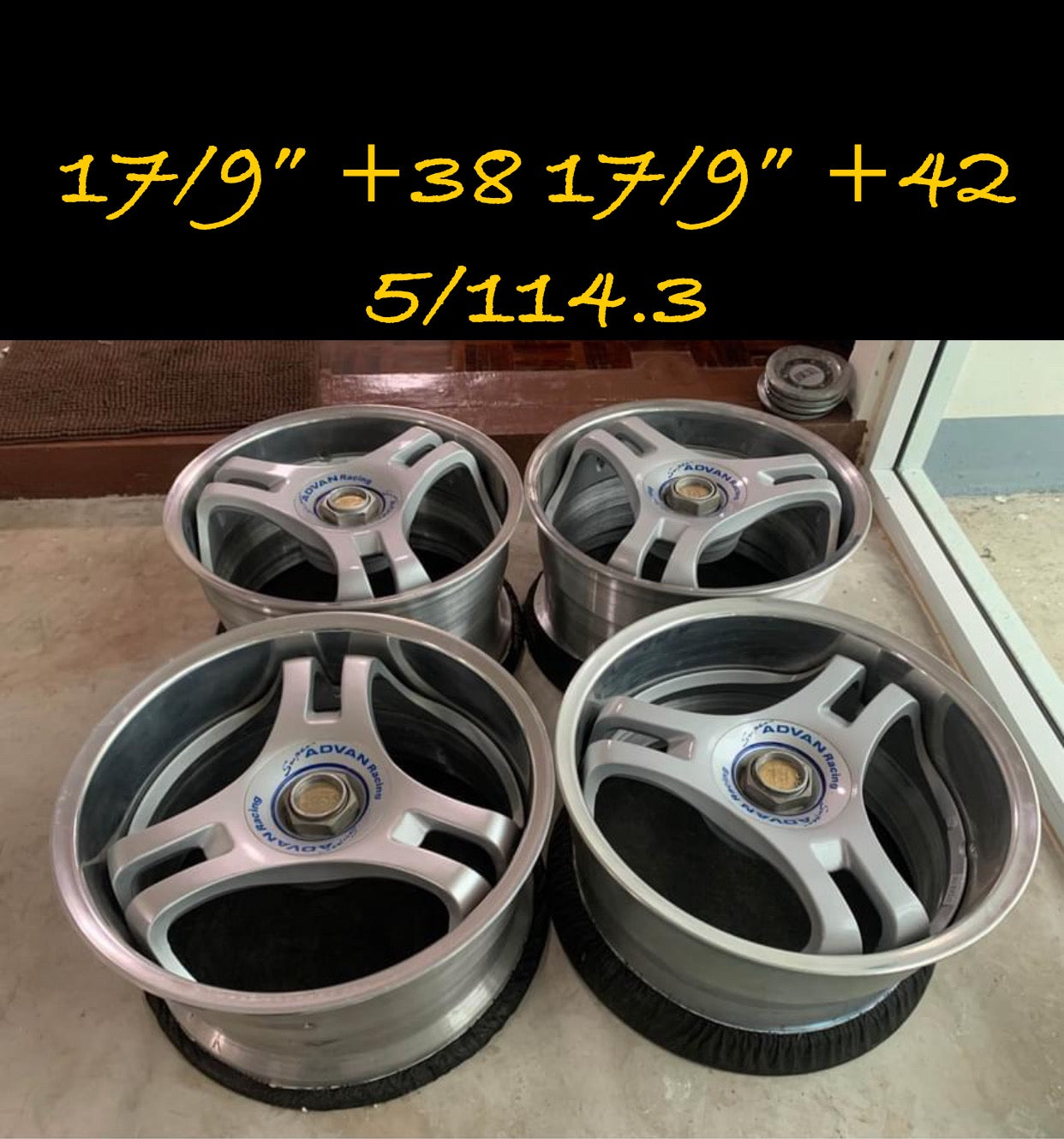 Super advan Sa3r 17” set. 5x114.3