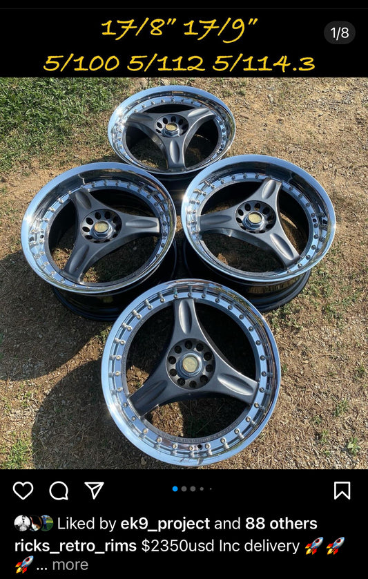 Volk C-Ultra 17” set. 5x100-5x114.3