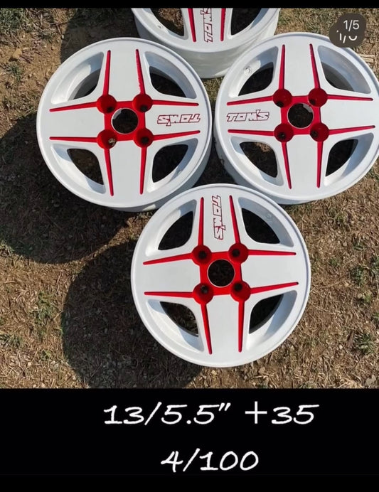 Toms 13” set. 4/100