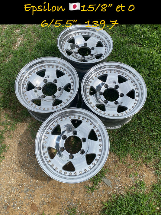 Epsilon 15” set. 6x139.7