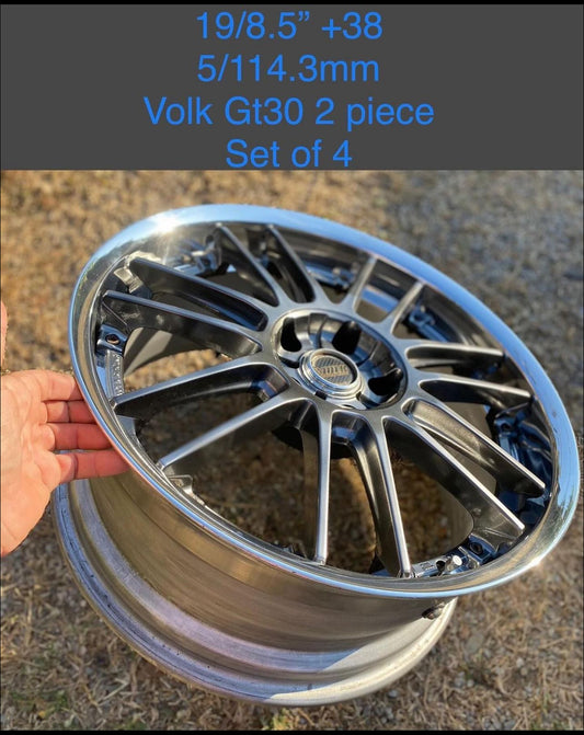 Volk racing gt30. 19” set. 5/114.3