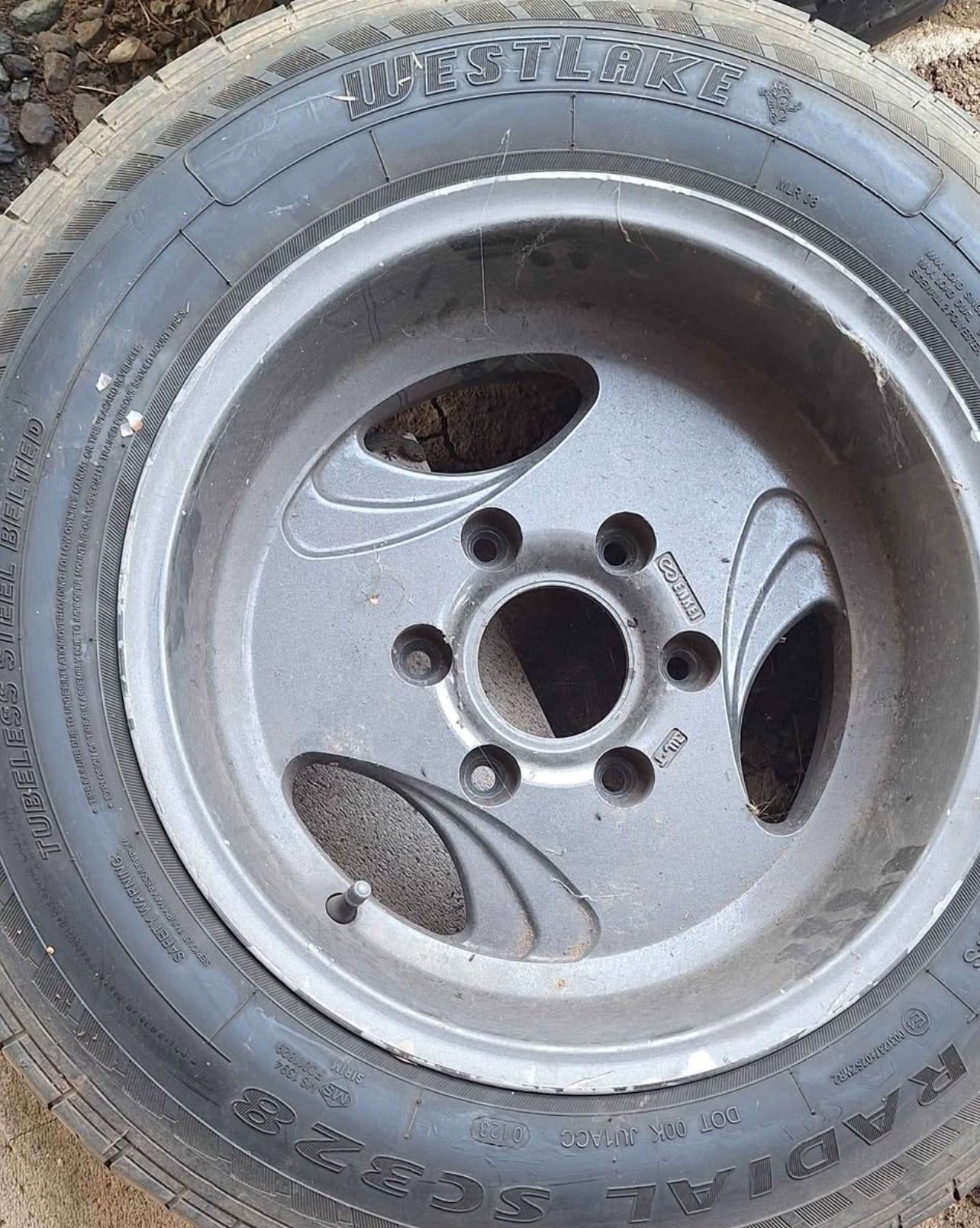 15/7.5” -15 Enkei 6lug. One Pair. No tyres.