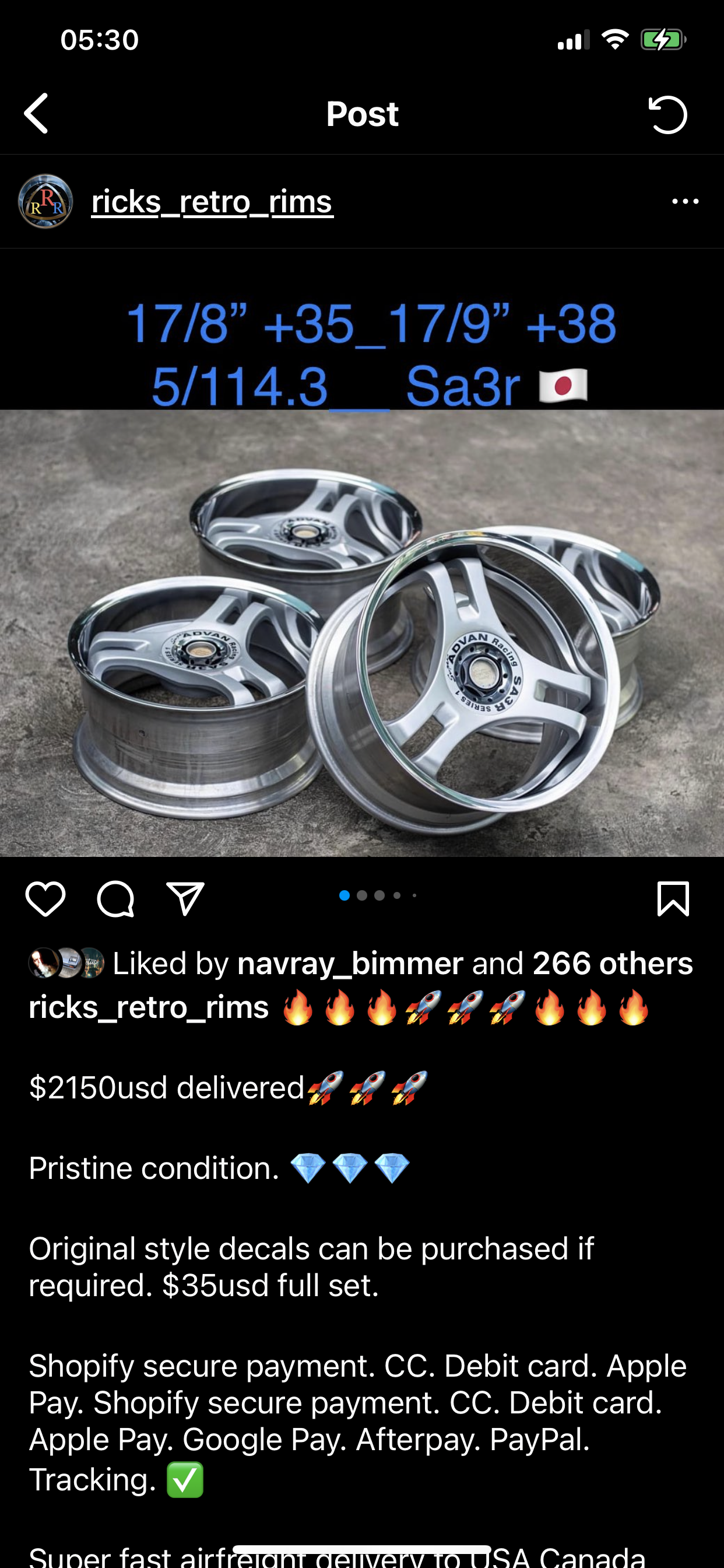 Super Advan Sa3r v1. 17” set