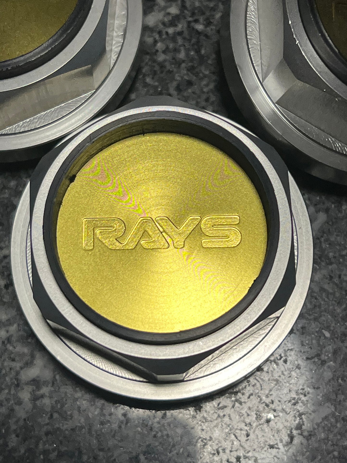 C-Ultra Cap hardware. Volk Racing