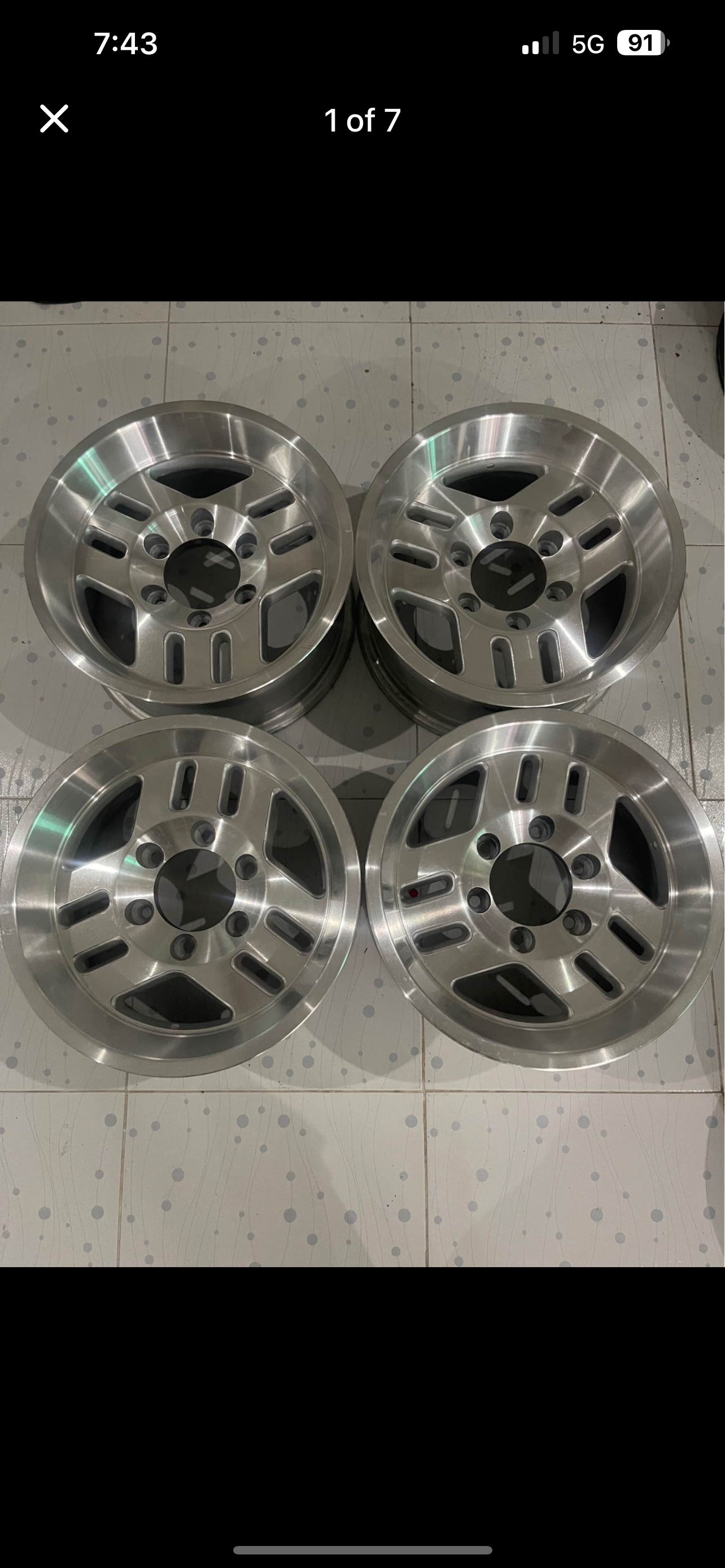 15/7” -10 set. 6/139.7 pcd