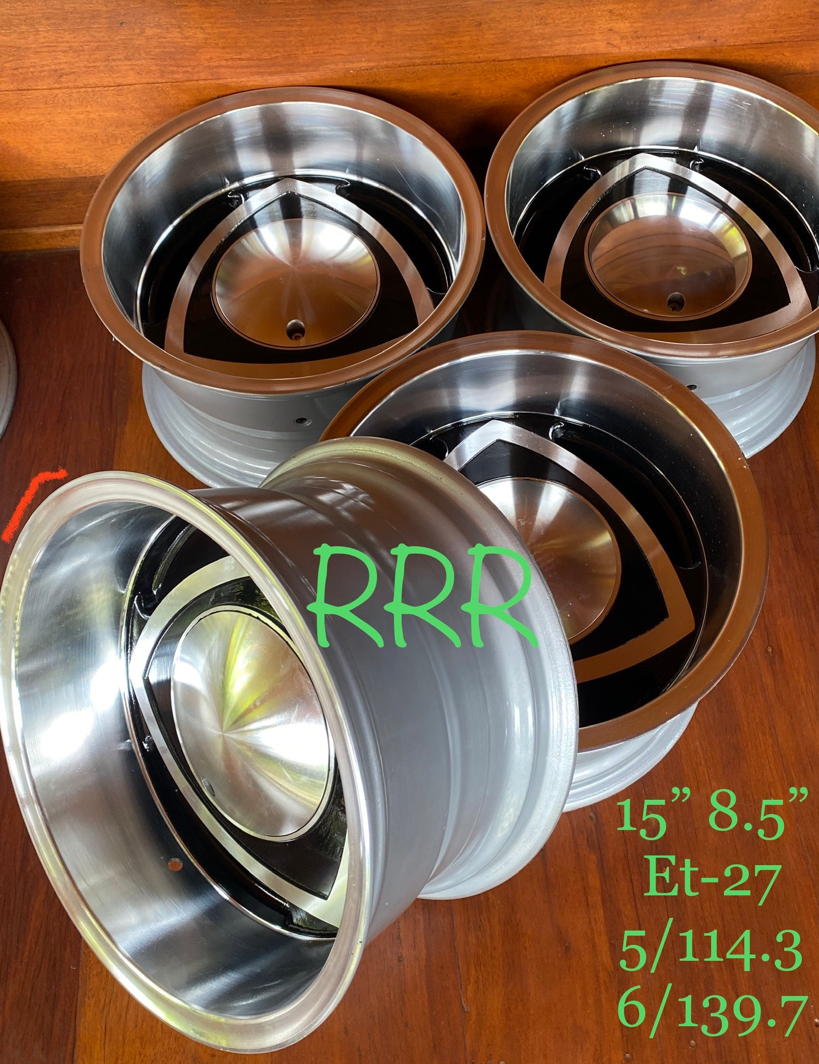 Rotor Rims 15” set. 6x139.7 – Ricks Retro Rims