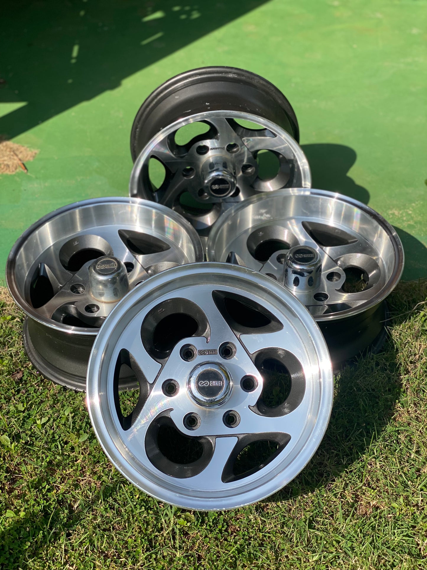 Enkei ☣️ 15" set of 5. 6x139.7