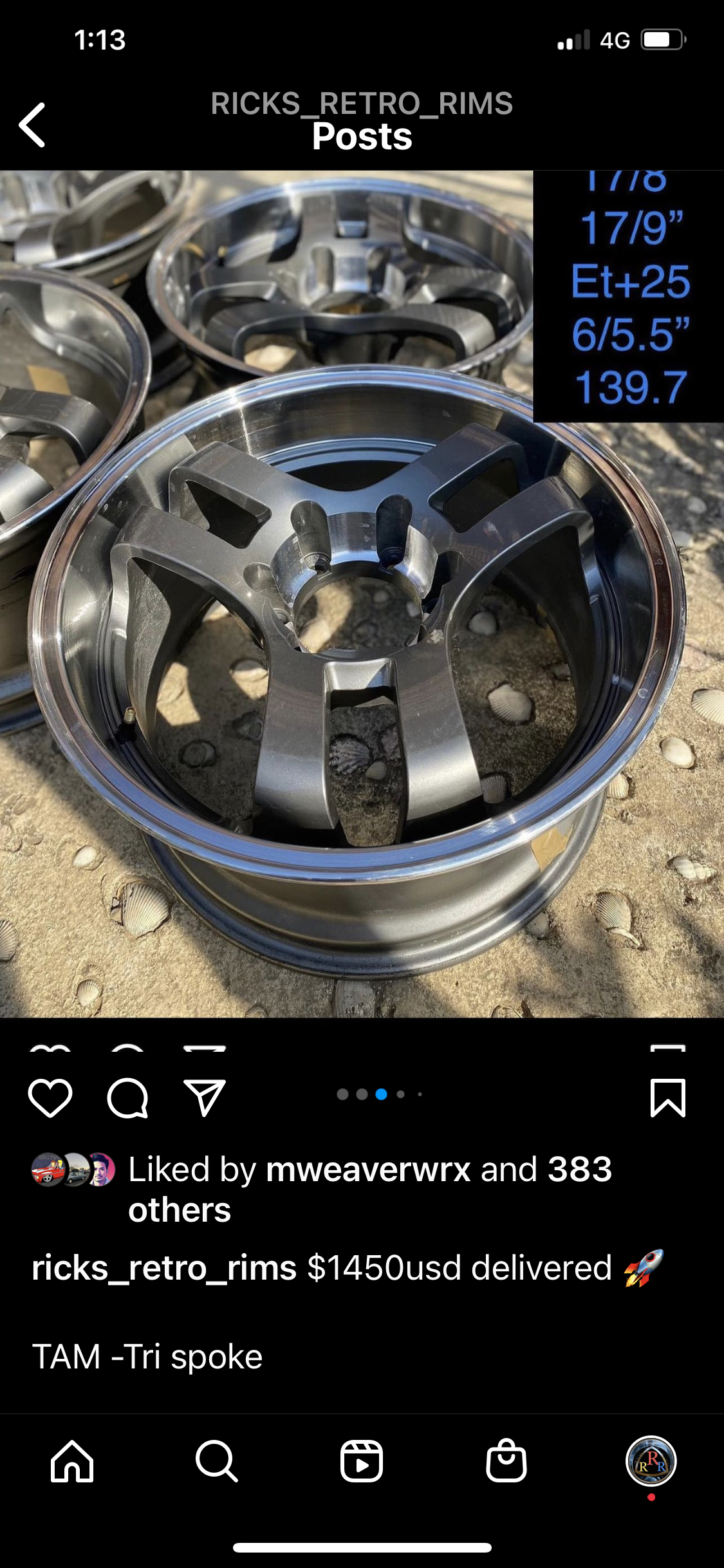 Tam tri spoke 6lug